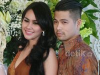 Kartika Putri dan Kakak Jessica Iskandar Serasi di Nikahan Fitrop