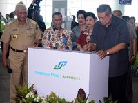 Presiden SBY Resmikan Bandara Sepinggan