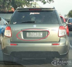 Meski Modifikasi Nopol Ditilang Rp 250 Ribu, Para Pengendara Ini Cuek