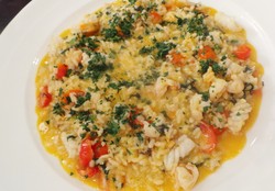 Resep Nasi : Seafood Risotto and Lemon Flavor
