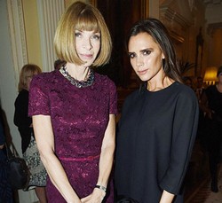 Victoria Beckham Akrabkan Diri dengan Anna Wintour di Pesta Vogue
