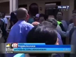 Mahasiswa Tewas Mengenaskan Dibunuh Teman Kakaknya