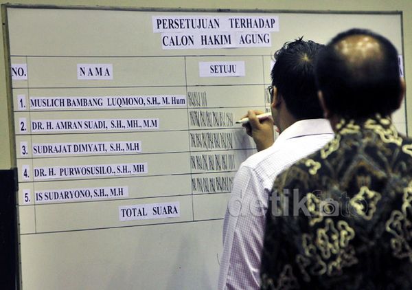 DPR Tetapkan 4 Hakim Agung Baru