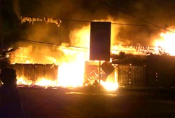 Pasar Nyalindung Sukabumi Terbakar