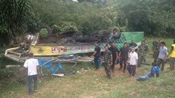 Kepala PJR: Truk Nyeberang Pembatas Jalan dan Tabrak Bus Karunia Bakti