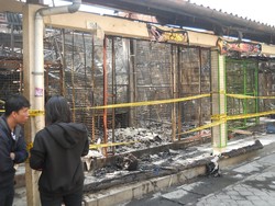 Pasar Klithikan Terbakar, Kerugian Ditaksir Lebih dari Rp 1 Miliar