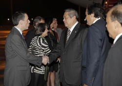 Kunjungan Bilateral, Presiden SBY Tiba di Lisabon, Portugal