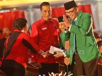 PPP dan PAN Hadiri Rakernas IV PDIP