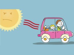 Tips Mencegah Anak Kepanasan dalam Mobil