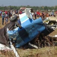 Pesawat Latih Jatuh di Sumenep