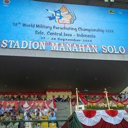 Kejuaraan Dunia Terjun Payung Militer Digelar di Solo