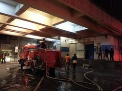Gudang di Basement Mall Panakukang Makassar Terbakar