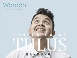 Tiket Pre Sale Konser Gajah Tulus di Bandung Sold Out
