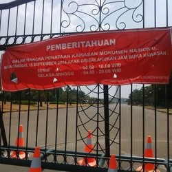 Monas Tutup Lebih Awal, Pengunjung Kecewa