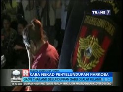 Gadis Thailand Selundupkan Sabu di Alat Kelamin