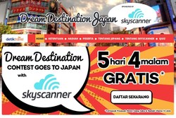 Kesempatan Jalan-jalan Gratis ke Jepang Tinggal Sehari Lagi!
