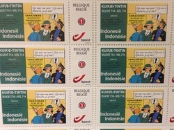 Wah, Belgia Rilis Seri Perangko Tintin Pesiar ke Bandara Kemayoran dan Pulau Komodo