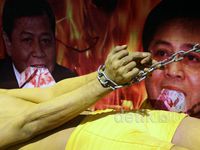 Terkait Setya Novanto, Akrab Demo KPK