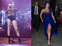 Jessie J Pamer Bra, Lady Gaga Seksi Bergaun Biru