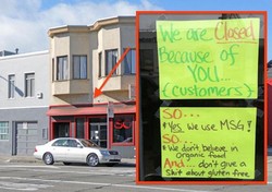 Waduh! Chef Ini Pasang Poster untuk Usir Pelanggan Restorannya