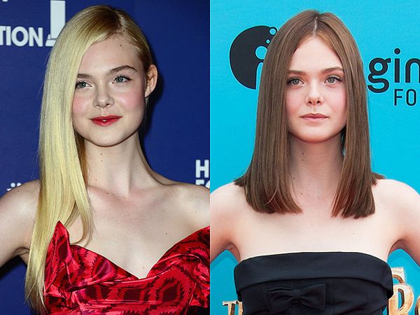 Elle Fanning Lebih Cantik Rambut Pirang atau Coklat?