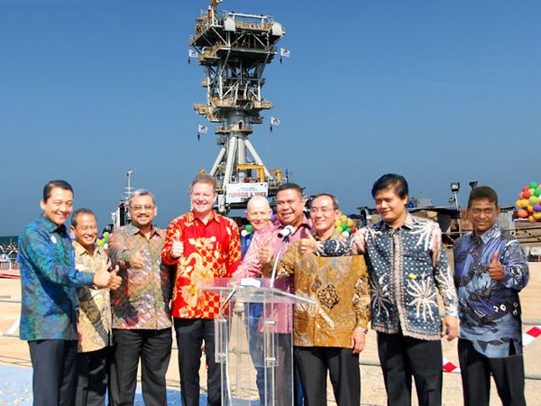 Peresmian Menara Tambat Blok Cepu