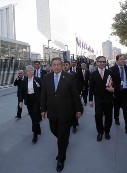 Hadiri Sidang Majelis Umum PBB, Presiden SBY Pilih Jalan Kaki dari Hotel