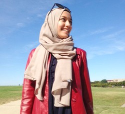 Foto: Cantiknya Mega Iskanti Tampil Natural Saat Pemotretan di Washington DC