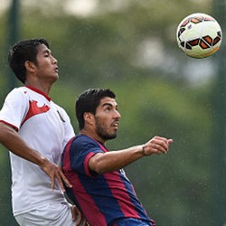 Timnas U-19 Kalah 0-6 dari Luis Suarez cs