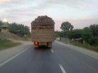 Bahaya, Truk Tanpa Lampu Rem dan Jaring Pengaman Muatan