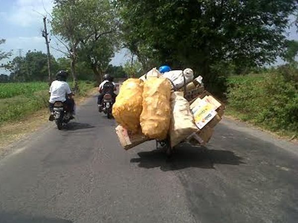 Motor Kelebihan Barang Rongsokan