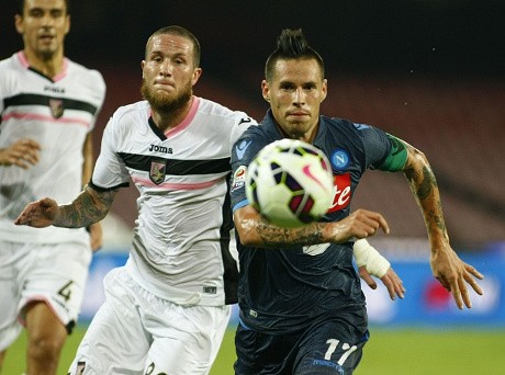 Unggul Dua Gol Lebih Dulu, Napoli Akhirnya Berimbang 3-3 dengan Palermo