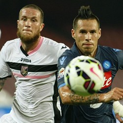 Unggul Dua Gol Lebih Dulu, Napoli Akhirnya Berimbang 3-3 dengan Palermo