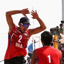 Bentrok Sesama Indonesia di Perempatfinal Voli Pantai