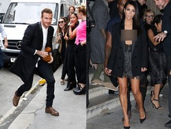 David Beckham Hadiri Pembukaan Butik Victoria, Kim Kardashian Superseksi
