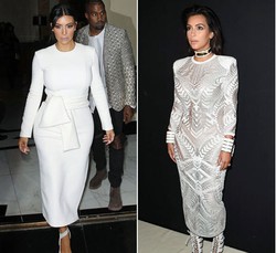 Sepanjang Pekan Mode Paris, Kim Kardashian Selalu Pakai Busana Serba Putih