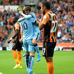 Dzeko Dua Gol, City Bekuk Hull 4-2