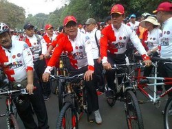 Diikuti 1,9 Juta Orang, Acara Gowes HUT TNI Catat Rekor MURI