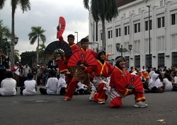Gaya Pesilat Ketika Flashmob di Yogyakarta