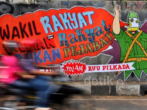 Mural Tolak RUU Pilkada
