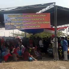 Bupati Sidoarjo Janji Ganti Rugi Korban Lumpur Lapindo akan Dilunasi Pusat