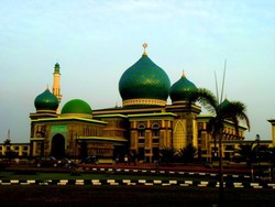 Pagi Seru di Masjid Agung An Nur, Sunrise & Jogging