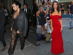 Jumpsuit Superseksi Kim Kardashian, Emily Ratajkowski Merah Membara