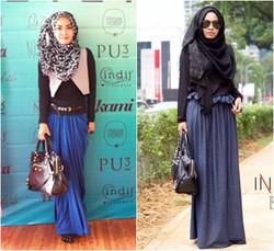 Hijab Style: Gaya Stylish Ala Indira Putri, Desainer Favorit Blogger AS