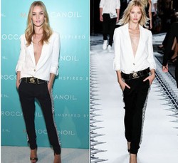 6 Seleb Paling Update, Pakai Koleksi Desainer dari Pekan Mode Dunia 2015