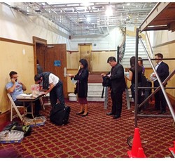 Foto: Proses Syuting yang Sempat Menghambat Show Dian Pelangi