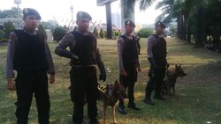 Peran Ganda Anjing Milik Kepolisian dalam Pengamanan Pelantikan di Gedung DPR
