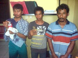 Sindikat Curanmor Target Operasi Polisi di Inhu Riau Dibekuk Bawa Sabu