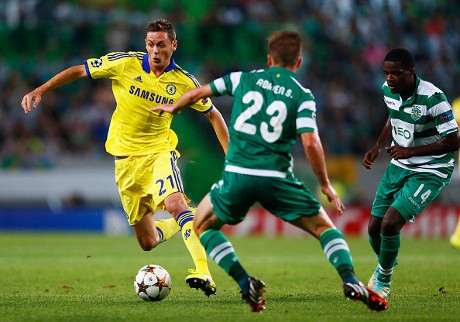 Gol Sundulan Matic Bawa Chelsea Taklukkan Sporting
