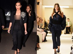 Kim Kardashian Tak Kenakan Bra, Miranda Kerr Cantik Beraksi di Catwalk